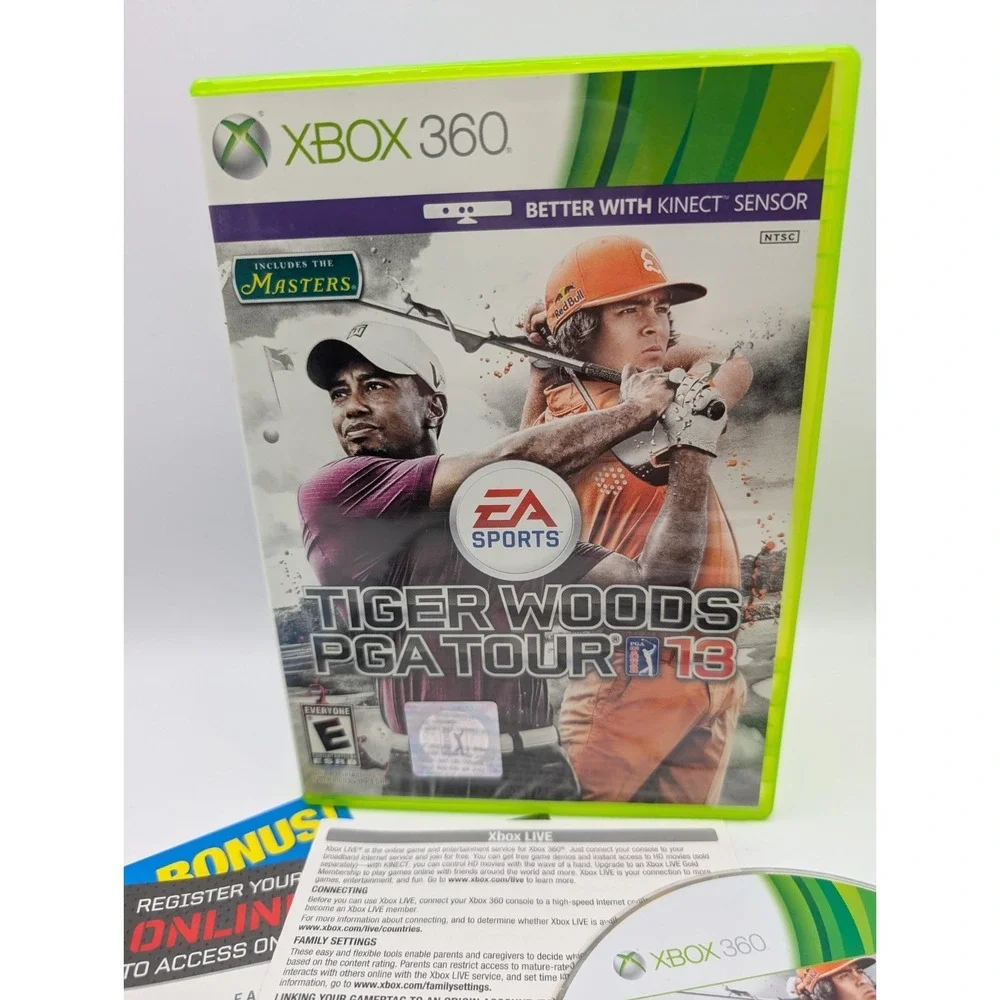 Tiger Woods PGA Tour 13 Xbox 360 Game - Complete, Sports Golf‎ 2012 Near Mint